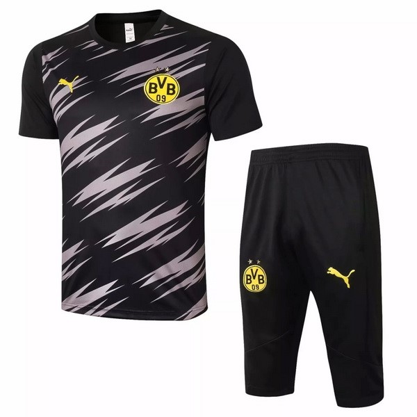 Trainingsshirt Borussia Dortmund Komplett Set 2020-21 Schwarz Gelb
